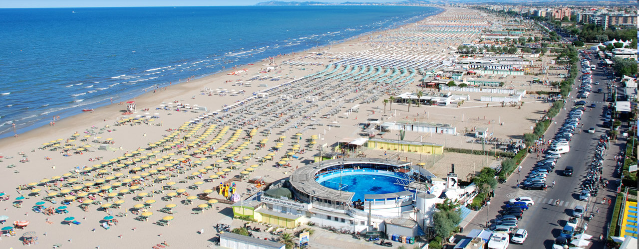 Rimini Beach in 2020